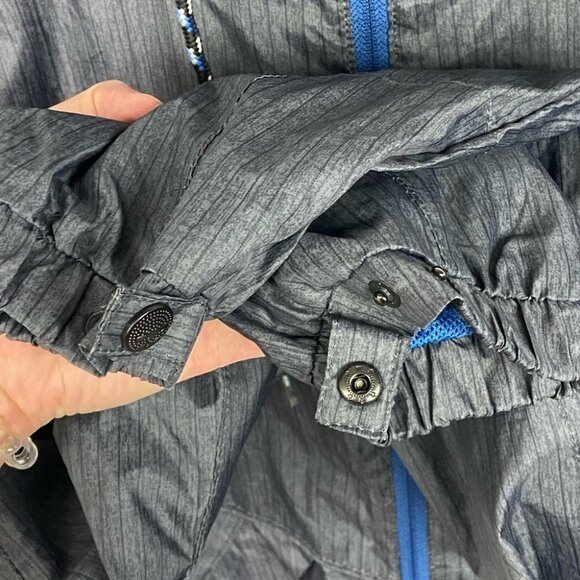 Billabong Soft Shell Jacket Blue Vented Mens Size Large Windbreaker Full Zipper - Picture 11 of 14